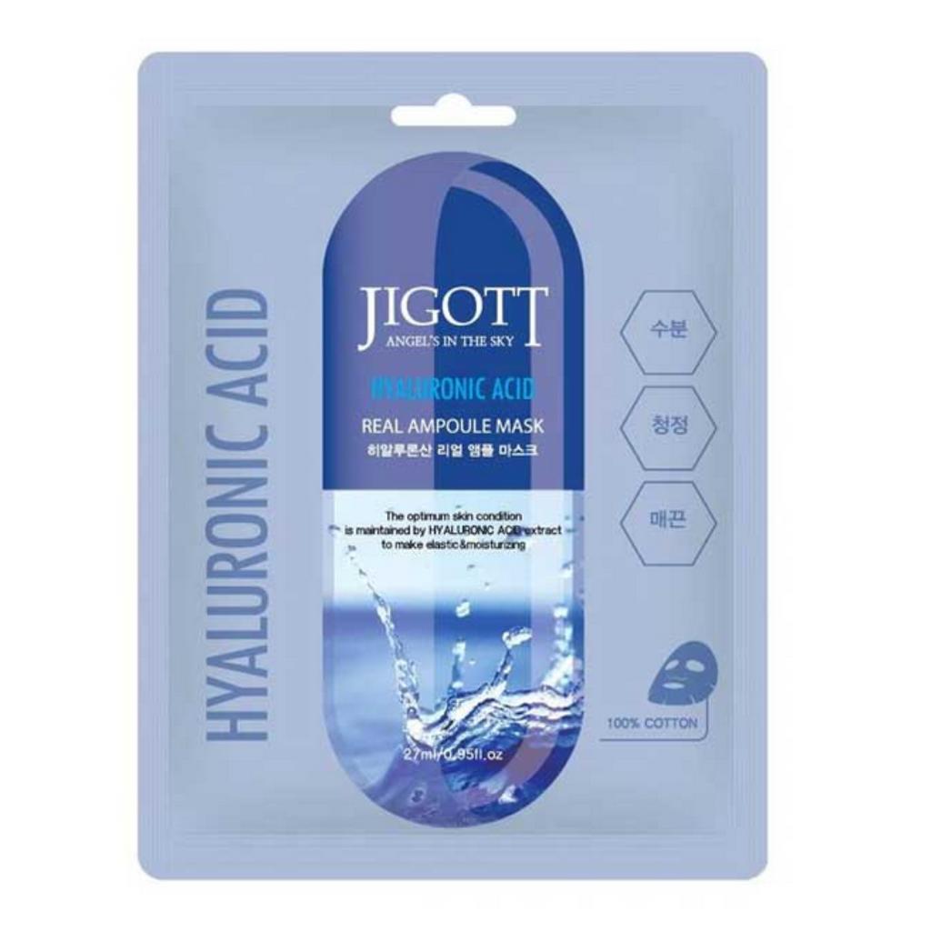 Jigott Hyaluronic Acid Real Ampoule Mask 27Ml