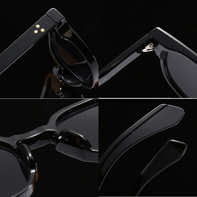 SHAUNA Женские квадратные солнцезащитные очки в стиле ретро с заклепками, трендовые мужские солнцезащитные очки с градиентом UV400