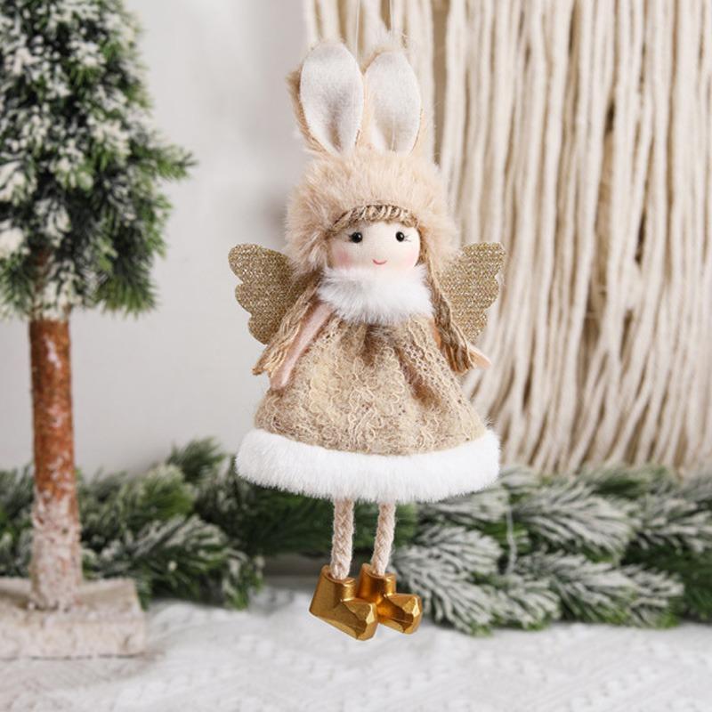 Рождественские куклы кулон Рождественская елка висит плюшевый домашний декор украшения для вечеринки подарок