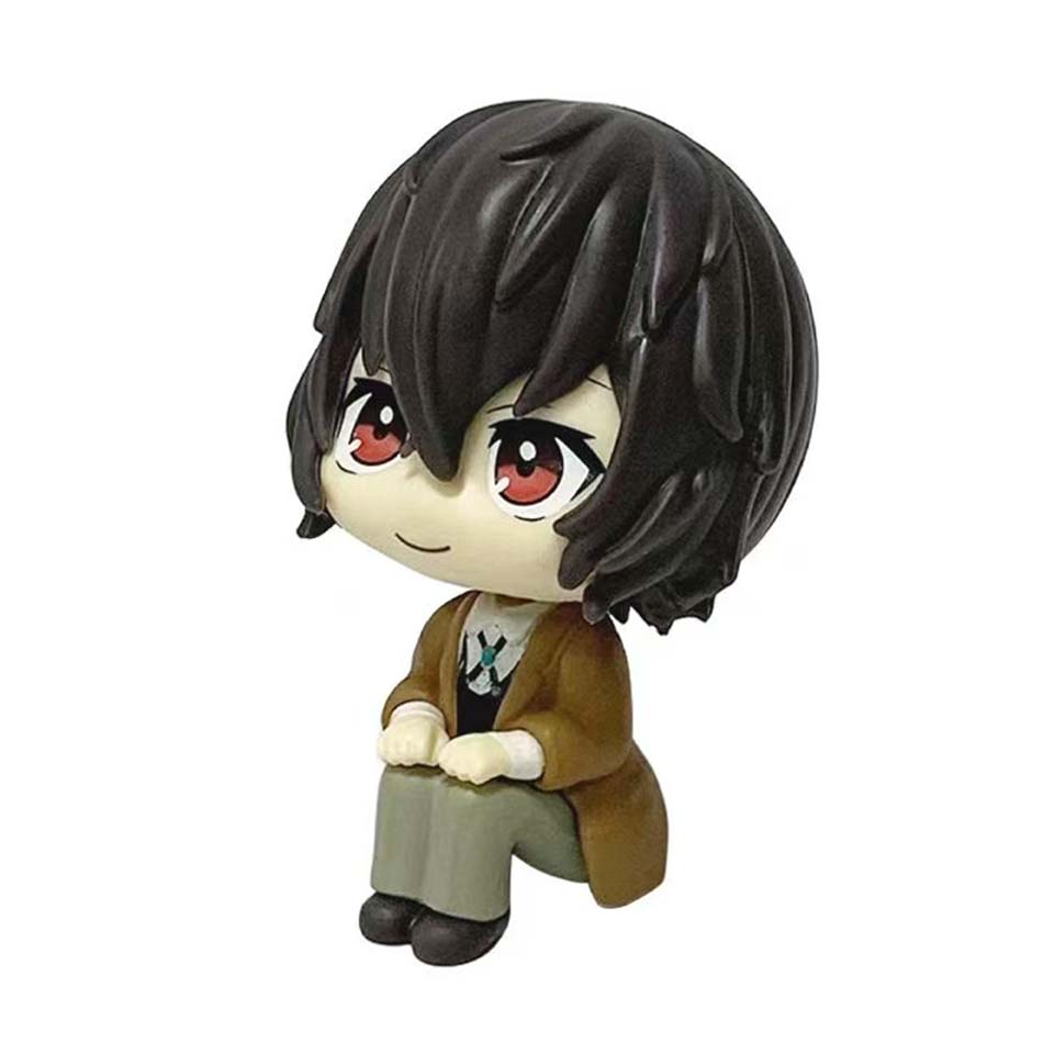 Original MegaHouse LooK Up Bungou Stray Dogs Dazai Osamu Nakajima Atsushi Action Figure Toys PVC Model Collection Kwaii Q Doll