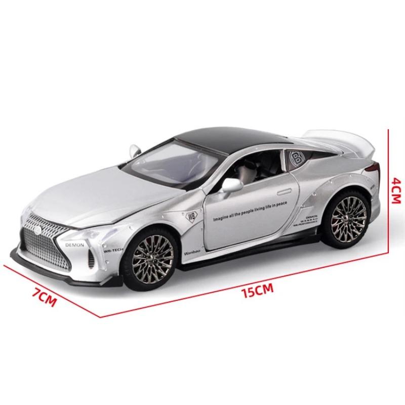 1/32 LEXUS LC500 литой спортивный автомобиль модель игрушечный гоночный автомобиль модель транспортного средства имитация звук и свет автомобиль игрушки коллекционный детский подарок