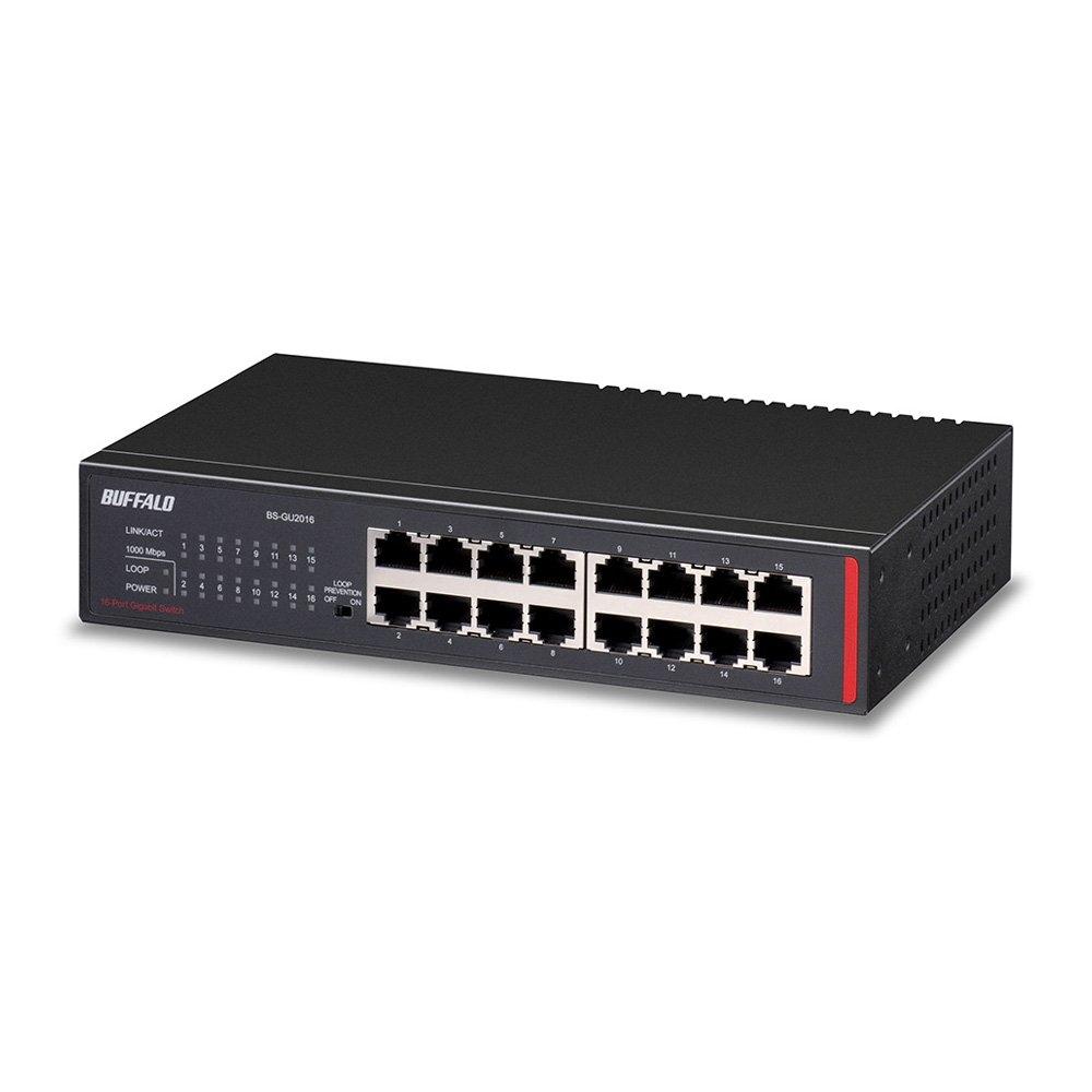 Buffalo Layer 2 Giga Unmanaged Switch 16 Port BS-GU2016