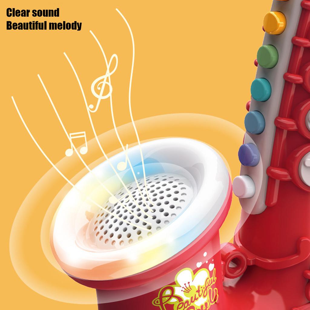 Детский игрушечный саксофон Мальчики Девочки Прекрасный Музыкальный инструмент Игрушка Подарок на день рождения для вечеринки