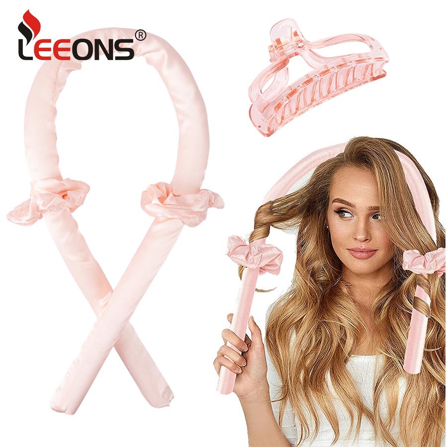 1 комплект, термобигуди для волос, повязка на голову, щипцы для завивки волос, лента для завивки без нагрева, с заколками для волос, кудри для сна, шелковая лента, бигуди для волос