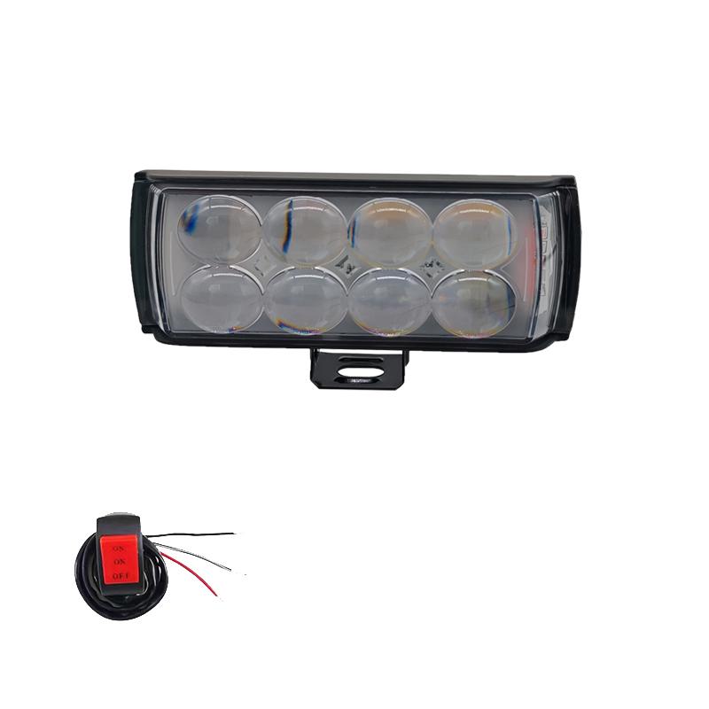 Мотоциклетный светодиодный прожектор Дальний/Ближний свет Рабочие противотуманные фары для внедорожника Грузовики Внедорожник Квадроцикл 4X4 12В 24В Линза Фара Головной свет Ходовые огни