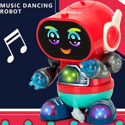 (проектор)Электрический робот, игрушки для детей, крутой робот, светодиодное освещение, танцы, крутая игрушка в подарок