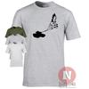 Tank Firing Butterflies T-shirt Military Armour World of War Tanks for Peace