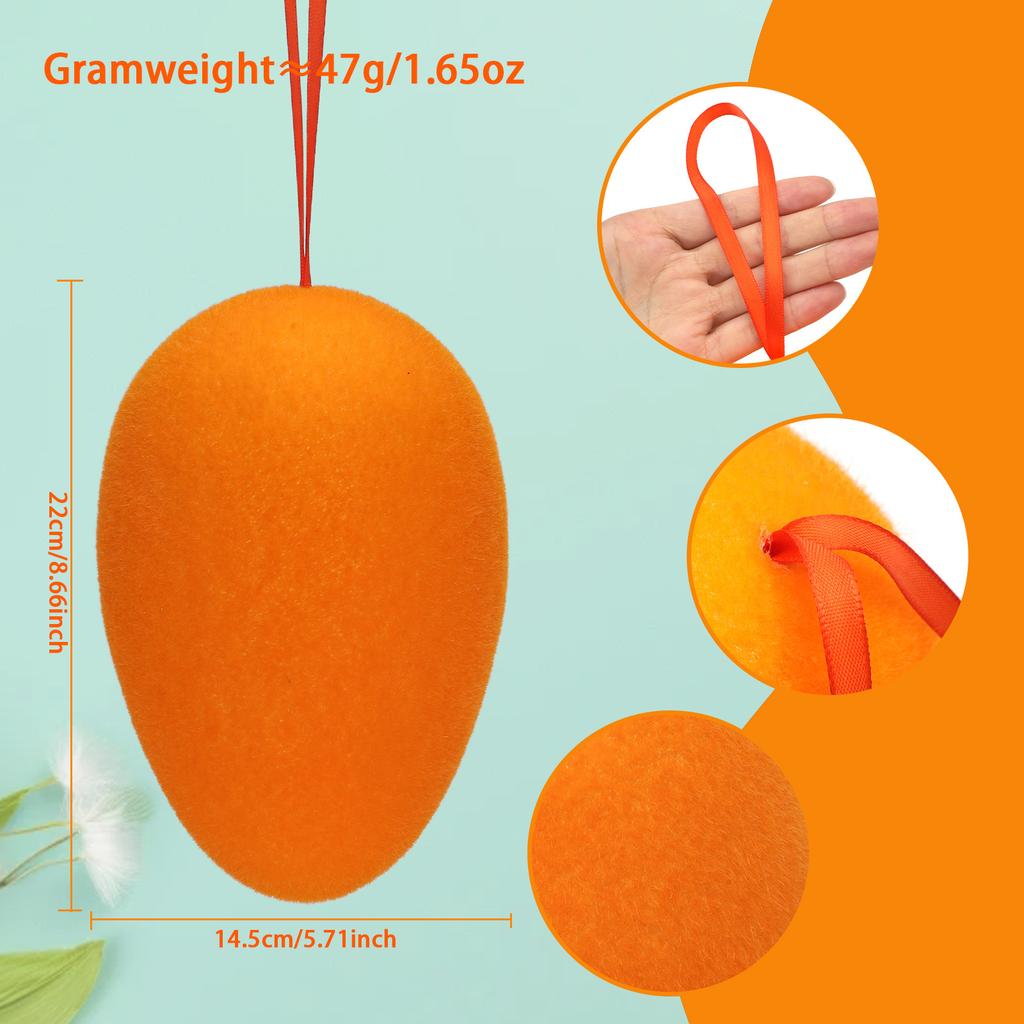 Флокированное пасхальное украшение - Игрушки и праздничный декор, идеально в качестве детского подарка или украшения для дома, чтобы создать праздничную атмосферу