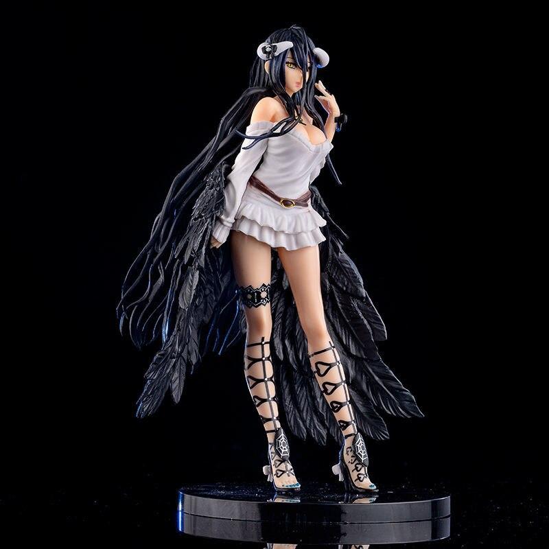 21cm Anime Figure Overlord III Albedo so-bin Ver. Sexy Albedo PVC Action Figure Toys Overlord Statue Collection Model Doll Gift