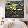 Biene Maja Custom Your Name Wall Decor Tapestry Art For Pet Memorial Birthdaywedding Party Backdrop Family Gift