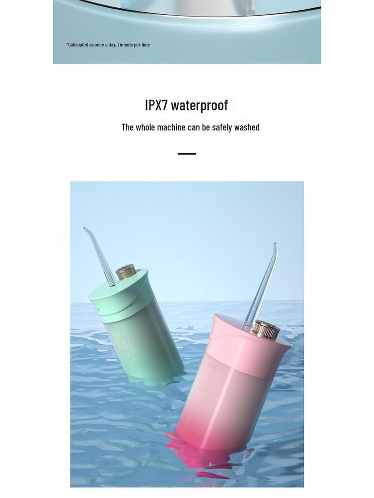 Портативный электрический телескопический ирригатор для полости рта, очиститель зубов