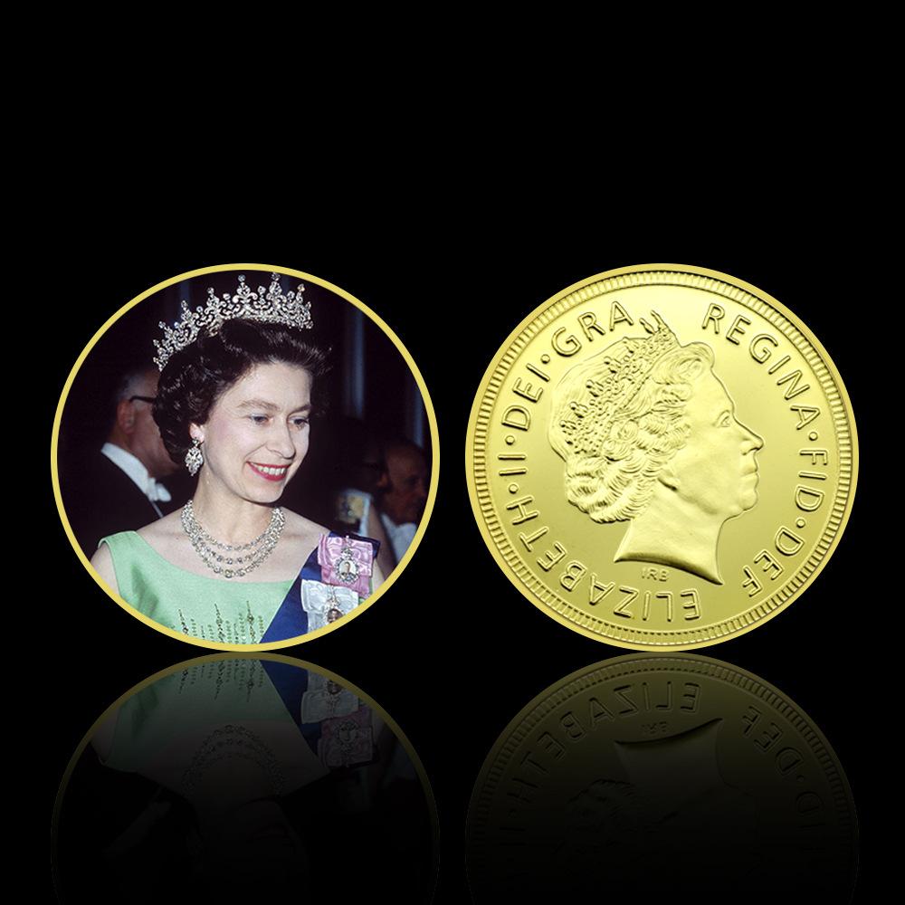 Queen Elizabeth commemorative coins, 10 pieces, Elizabeth commemorative coins for various age groups, family collection