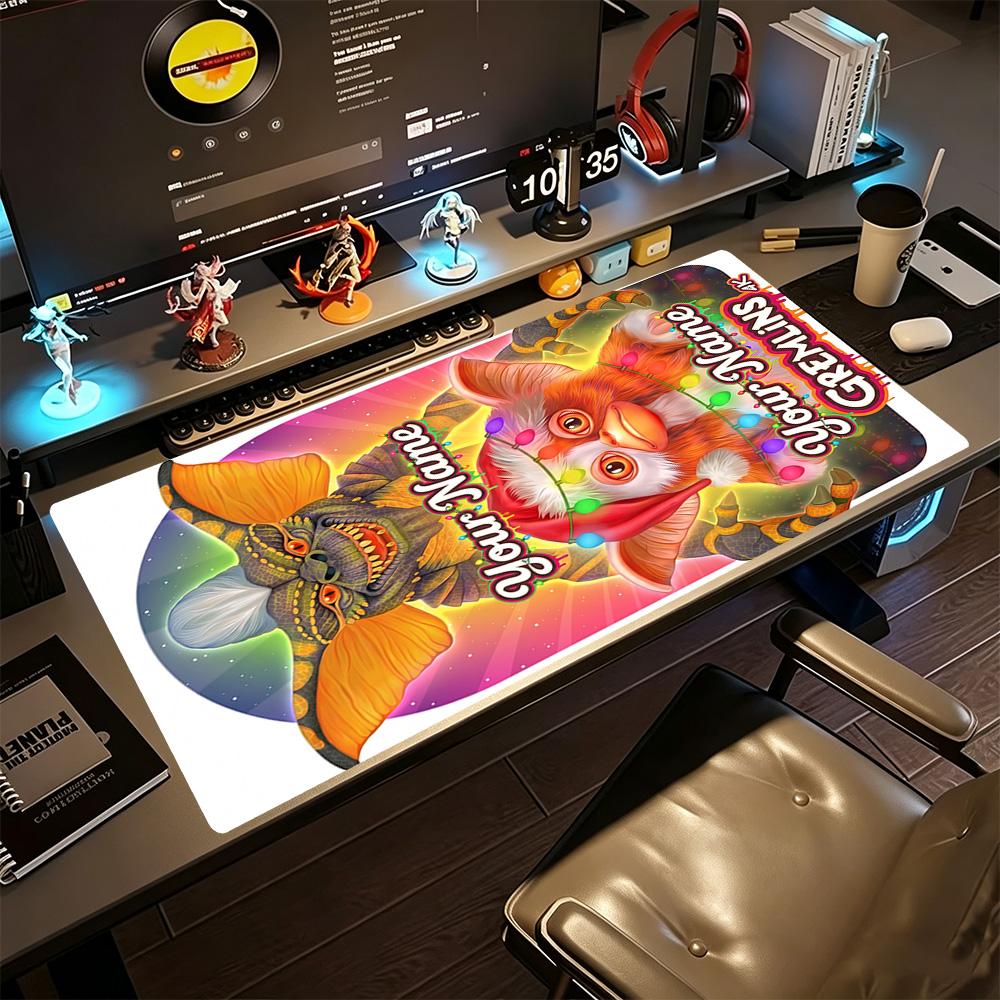 Gremlins Personalized Text Mouse Pad Keyboard Pad HD Print Desk Pad Non-Slip Rubber Bottom Perfect for Office Desktop Supplies School Home