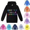 Girls Boys Kids Hoodies Game Pattern Hoody Coat Tops Age 314yrs