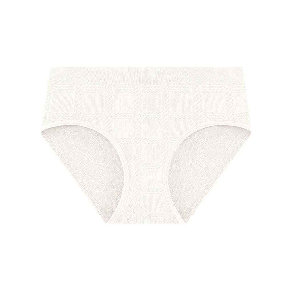 Women's Seamless Plus Size Women's Underwear Mid Waist Breathable Underwear