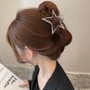 2023 New Metal Hair Claw Clip Korean Geometric Moon Star Hair Crab Clips Hairpins For Women Hair Jewelry Accessories Headwear