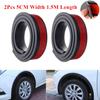 59''*1.97'' Car Wheel Eyebrow Extension Protection Fender Rubber Arch Extenders