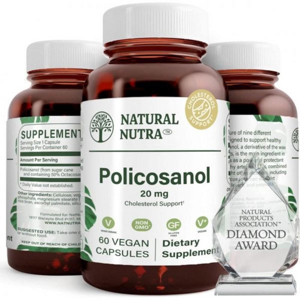 Natural Nutra Поликозанол 20 мг 60 Таблеток 1 шт. Продукт