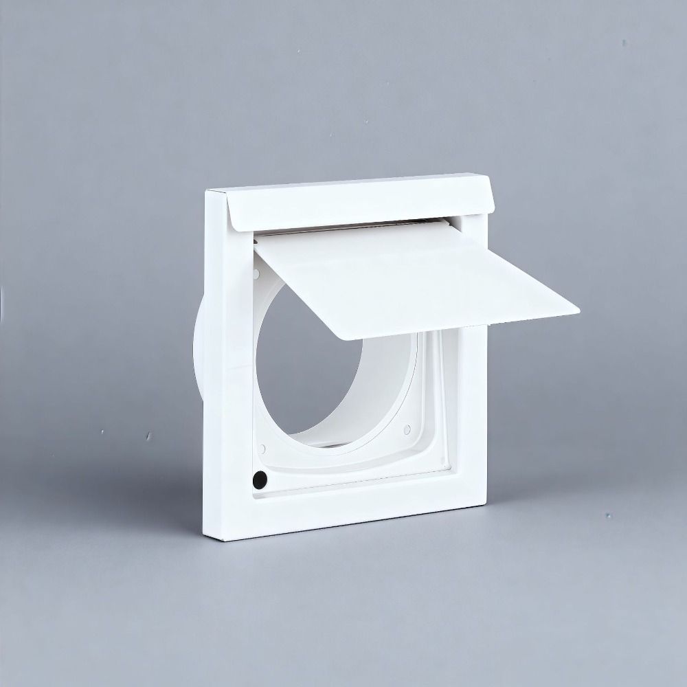 Демпферная Конструкция Крышка Вентиляции Сушилки Размер 4 Дюйма Металлический Материал Вентиляционный Прибор Разработанный Поток Воздуха Наружная Вентиляционная Крышка