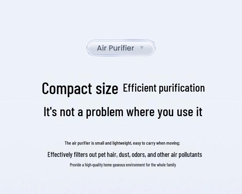 2025 USB Очиститель и Дезодоратор Воздуха для Дома или Офиса