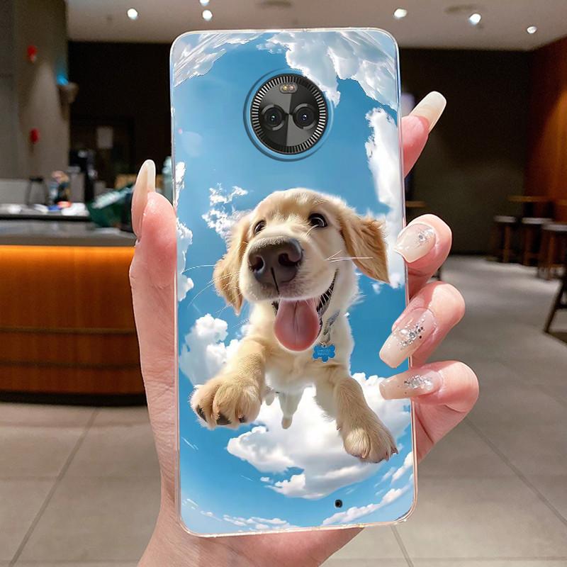 For Motorola Moto X4 Soft Silicone TPU Clear Shell Beautiful Painted Casing Grassland Wildflower Anti-scratch Cover For Moto X4