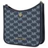MICHAEL KORS Printed Logo Canvas Crossbody Bag Women's Navy and Black