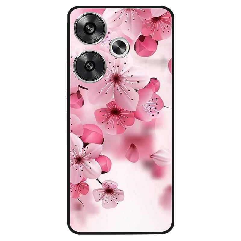 For Xiaomi Poco M6 4G Case Shockproof Soft Silicone TPU Bumper for Poco M6 4G Cover PocoM6 4G 2024 Lovely Luxury Cartoon Fundas