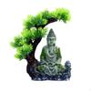 Aquarium Tank Ornament Decoration Buddha Sculpture Landscaping