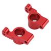 2PCS Rear Steering Cups for 1 24 Scale RC Car Alloy Material Steering Replacement Parts Left and Right Red