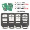 Совместимый смарт-ключ с дистанционным управлением для Honda Accord, Civic, CR-V, CR-Z (313,8/433,9 МГц, ID47)