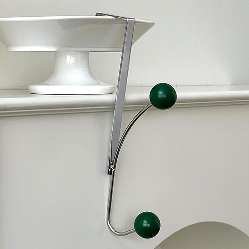 1 шт. крючок для хранения железа кремового цвета, практичный крючок за дверью, не требующий пробивки, крючок для пальто и шляпы