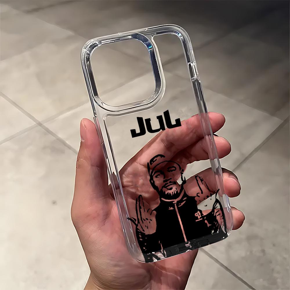 JuL C'est Pas Des Lol Rappers Phone Case for Samsung Galaxy S25 S24 S23 S22 S21 S20 Note20 10 FE Ultra Plus 4G 5G Clear Cover