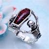 Ring Skull Coffin Coil Ring AVE