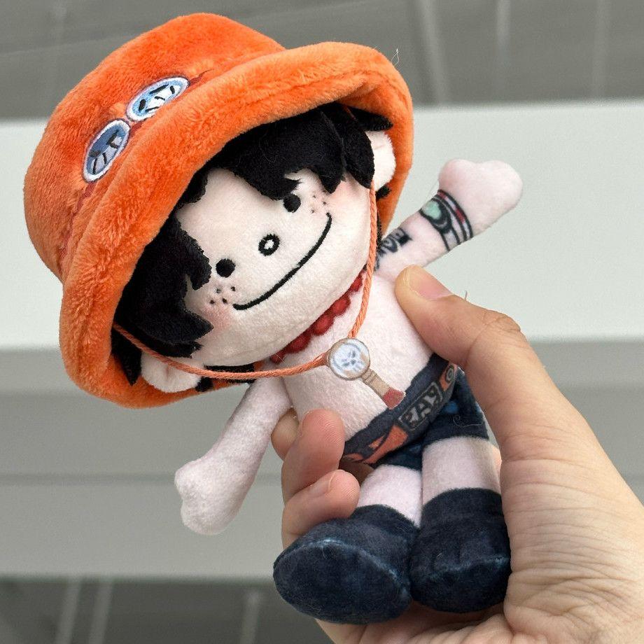 Новая плюшевая игрушка из арки Элбас One Piece V3 Хлопковая кукла Ребенок Луффи Чоппер Перона Усопп Хлопковая кукла Декор для сумки Аниме Для коллекционеров аниме