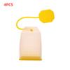 5Pcs Silicone Tea Infuser Bag Reusable Safe Loose Leaf Tea Bags Strainer Filter for Tea Drinker Utensils Tea Tools Kitchen Tools
