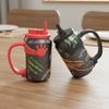 Palm Design Soda Can Handle with Suction Cup Soda Can Grip Portable Soda Can Support  Party