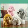 Charming Poodle Plush Toy Mini Dog Keychain Adorable Puppy Doll Machine Grab Plush
