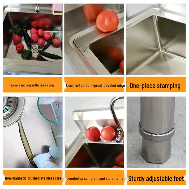 Commercial Stainless Steel Double Kitchen Sink