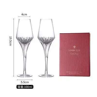 French Whisky Crystal Glasses Praise Of Light King Dedicated Wine Tasting Cup XO Brandy Whiskey Copita Nosing Goblet Snifter