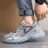 Обувь мужская весенняя новая спортивная обувь на платформе с сетчатым плетением модная повседневная обувь износостойкая низкая мужская обувь для бега