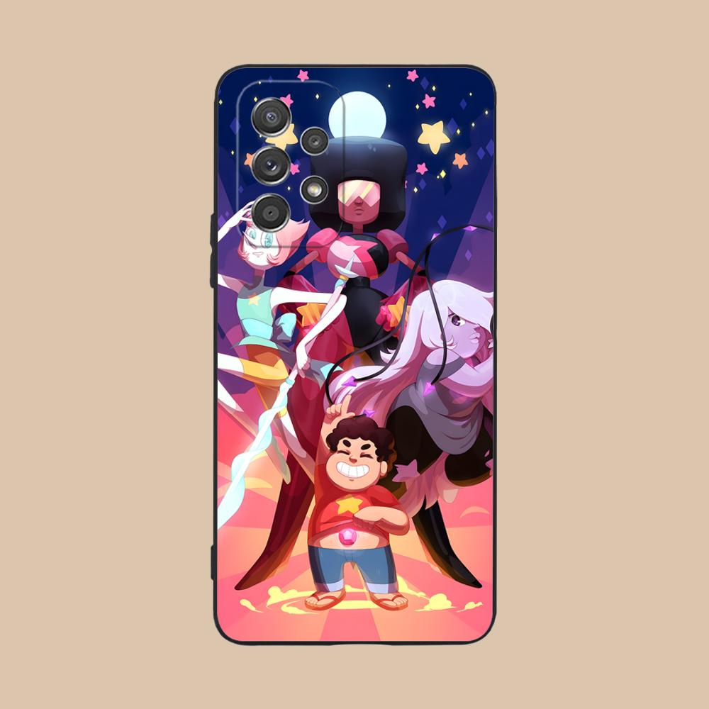 Чехол для мобильного телефона Steven Universe для Samsung Galaxy M55 54 42 35 34 33 32 23 22 15 14 13 12 F55 5G Цветной Защитный Чехол для Телефона