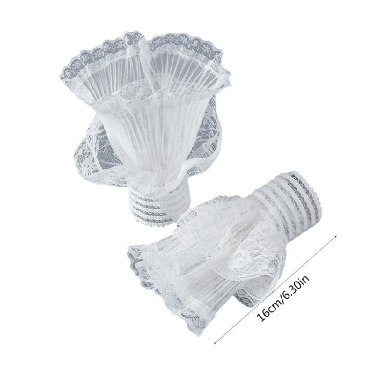 Сказочные манжеты на запястье Съемный элегантный браслет Расклешенный орган Рифленый браслет