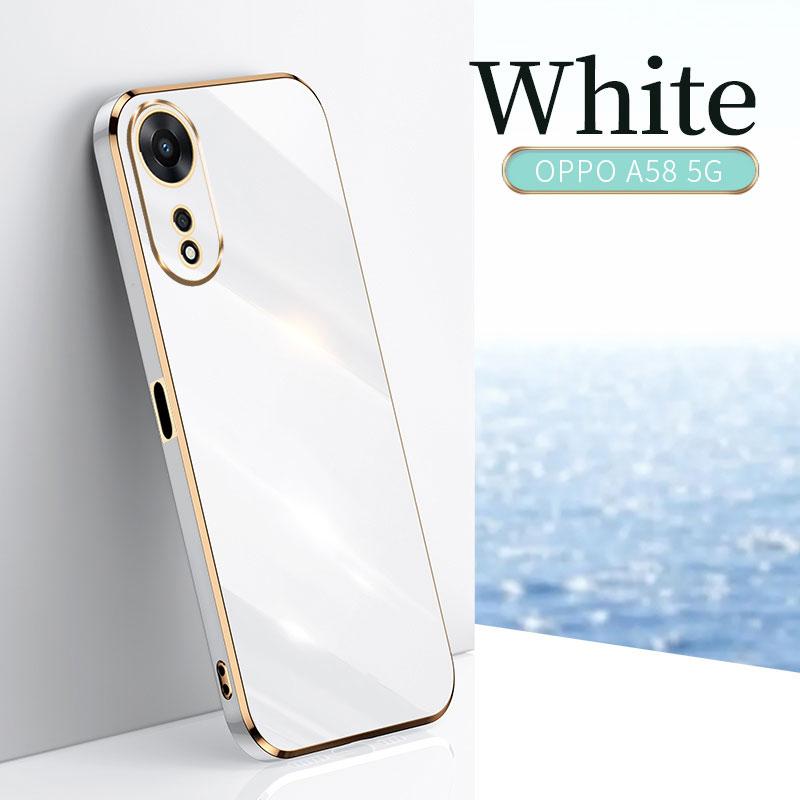 Для OPPO A78 A77 A57 5G Защитный гальванический противоударный чехол OPPO A95 A74 A57 4G Reno 10X Zoom Чехол Мягкий силиконовый чехол из ТПУ