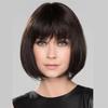Синтетические натуральные черные прямые парики для женщин, короткие стрижки, парик боб с челкой, для повседневного использования на вечеринках, повседневный парик для мамы