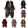 Ladies' Fashionable Knitted Shawl, High-end Travel Wear, Imitation Cashmere Cloak