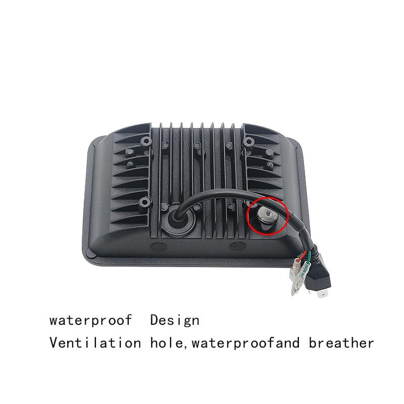 4X6 Автомобильная светодиодная фара, указатель поворота, ДХО, водонепроницаемая, 60 Вт, H4, фара для грузовика, внедорожника, 4WD, трактора, DRZ400, мотоцикла, квадроцикла, UTE