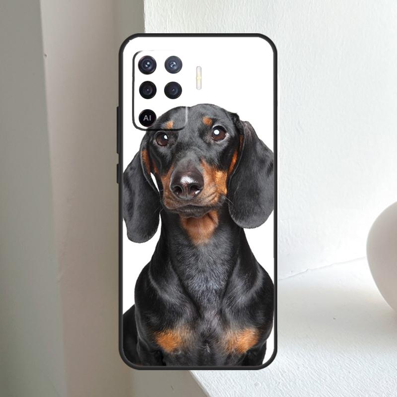 Dachshund Dog For OPPO A80 A60 A40 A5 A6 Pro A15 A17 A57 A16 A76 A96 A18 A38 A58 A78 A98 A54 A74 A94 Case