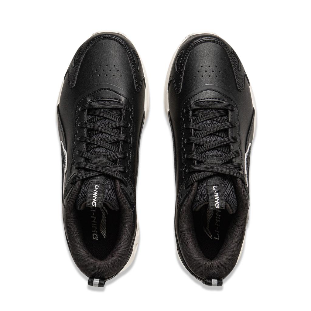 Li-Ning Трендовая Мода Универсальные Нескользящие Износостойкие Низкие Повседневные Кроссовки Женские кроссовки Черные AGLU314-1