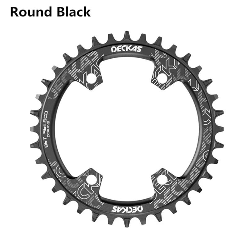 Кругло-овальная звезда Deckas 96BCD для MTB 96bcds 32T 34T 36T 38T 40T 42T 44T 46T 48T Асимметричная звезда для M7000 M8000 M4100 M5100