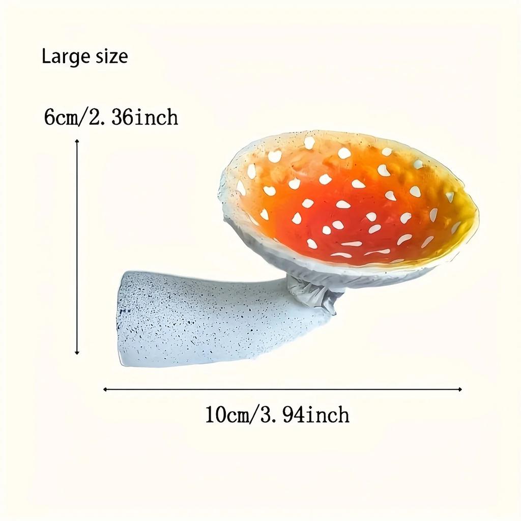 1pc Mushroom Storage Rack, Sundries Storage Decoration, Wall Hanging Mushroom Head Decoration, Wall Decor Home Decor, Room Decor